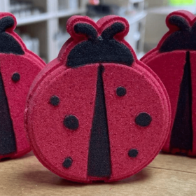 Ladybug Bath Bomb