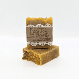 Handmade Sweet Orange Scrub Soap