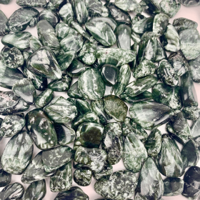 Seraphinite Tumbled | 200 gram bag