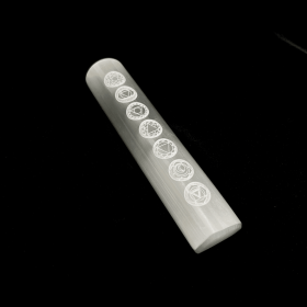 Selenite Chakra Rounded Top Charging Plate | 15cm | Morocco