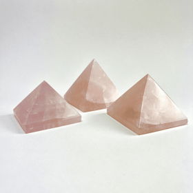 Rose Quartz | Pyramid | 75-100mm | Brazil