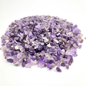 Amethyst | Tumbled Chips | 1lb | 4-7mm | India