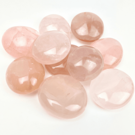 Rose Quartz Palmstone | 35-40mm | Madagascar