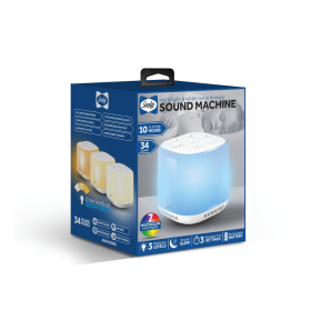 Sealy Multicolor LED Sleep Speaker & White Noise Therapy Sound Machine (SN-100)