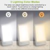 Light Therapy Lamp UV-Free LED 10000 Lux Therapy Light 3 Adjustable Brightness Levels Touch Control Timer Function