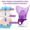 1pc Facial Steamer, Facial Skin Humidifier With Face Cover And Measure Cup, US Plug
