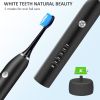 Water Flosser & Ultrasonic Toothbrush Combo - Extra Capacity Electric Water Toothbrush ,7 Jet Tips & 4 Brush Heads, 1000ML Detachable Water Tank, IPX6