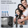 Water Flosser & Ultrasonic Toothbrush Combo - Extra Capacity Electric Water Toothbrush ,7 Jet Tips & 4 Brush Heads, 1000ML Detachable Water Tank, IPX6