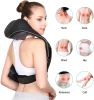 Cordless & Rechargeable Shiatsu Back Neck and Shoulder Massager with Heat 8 nodes 3D Deep Kneading Battery Massage for Neck; Back; Shoulder; Foot and