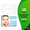 Facial Patches for Wrinkles. Pack of 160 Face Strips of Various Shapes. Reusable Wrinkle Patches for Smoothing Eye, Mouth, Forehead Wrinkles. Invisibl