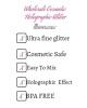 Cosmetic And Body Glitter Holographic Powder
