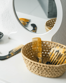 Horn Comb (size: Handle)