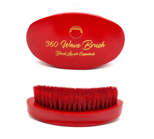 360 Curved Wave Brush (Color: Red)