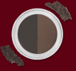 Double Shade Eyebrow Gel and Brush