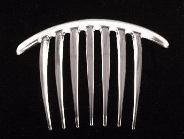 French Twist Hair Comb in Tortoise Shell or Crystal (Color: Crystal)