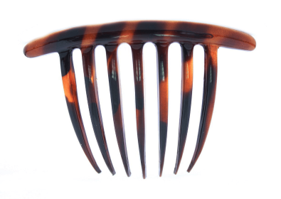 French Twist Hair Comb in Tortoise Shell or Crystal (Color: Tortoise)