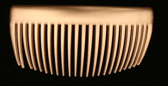 Large Back Comb (Color: Gold)