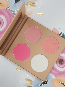 Four Shades Blush Palette (Color: Pink/White)